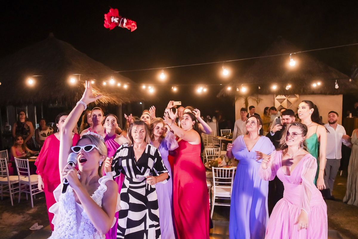 Festa de casamento na praia Fortaleza