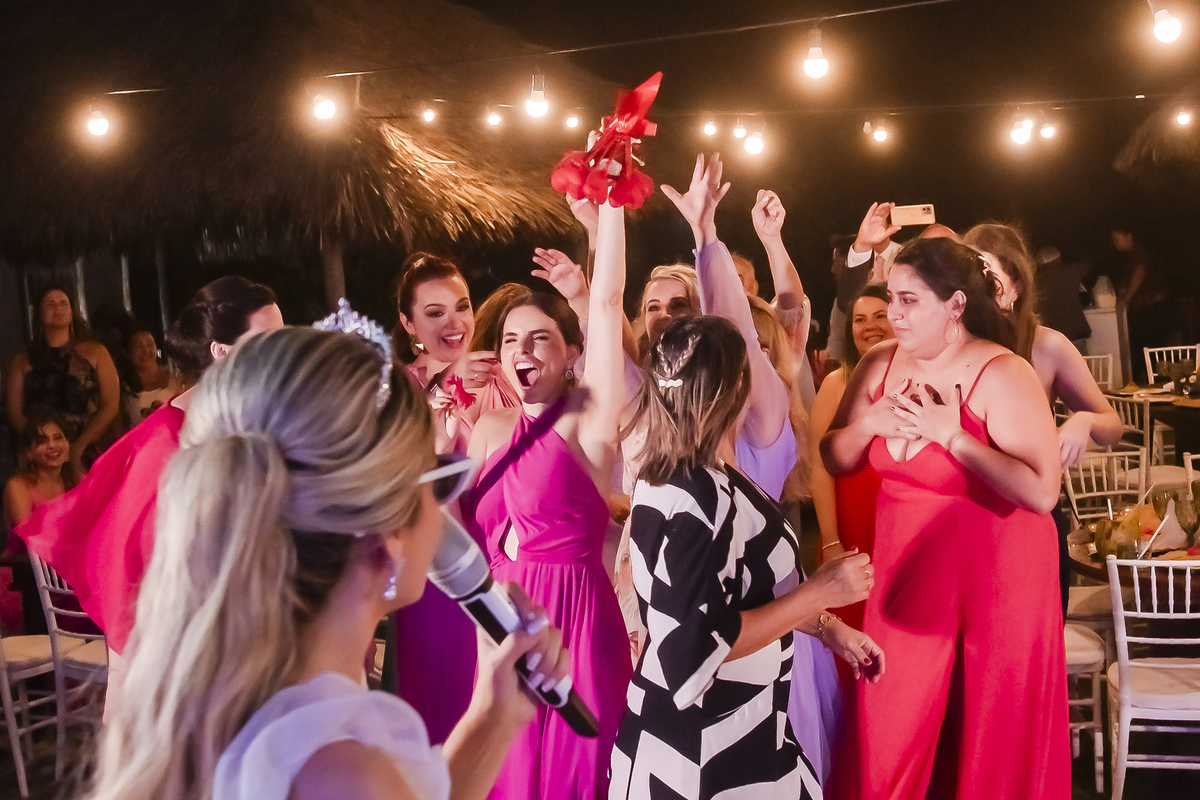 Festa de casamento na praia Fortaleza