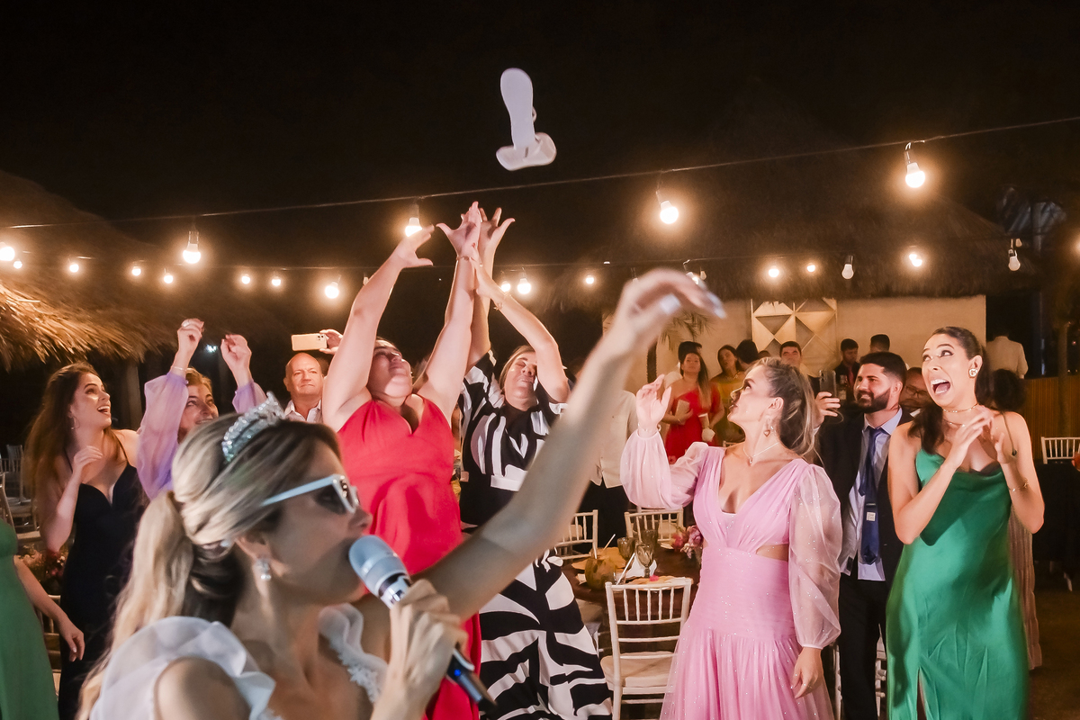 Festa de casamento na praia Fortaleza