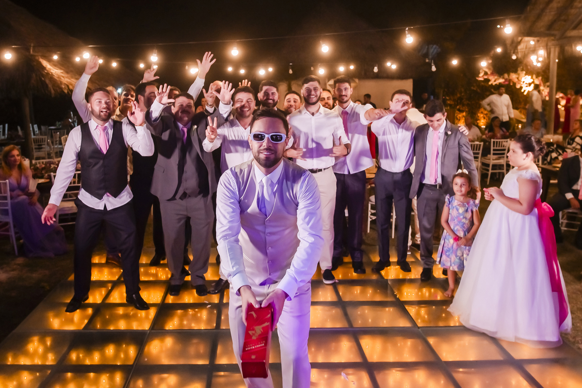 Festa de casamento na praia Fortaleza
