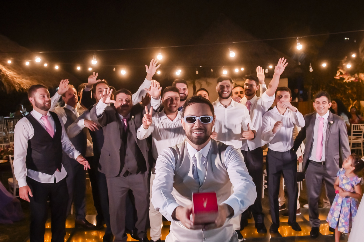 Festa de casamento na praia Fortaleza