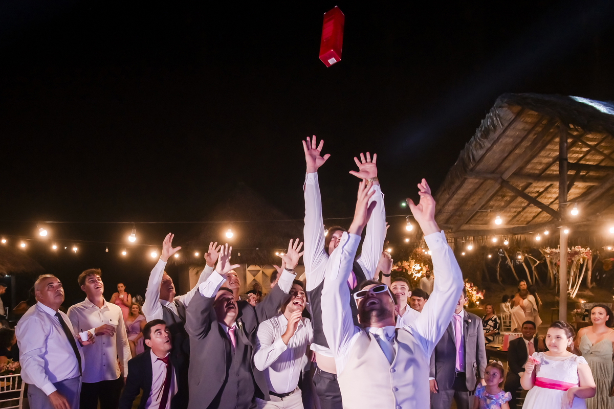 Festa de casamento na praia Fortaleza