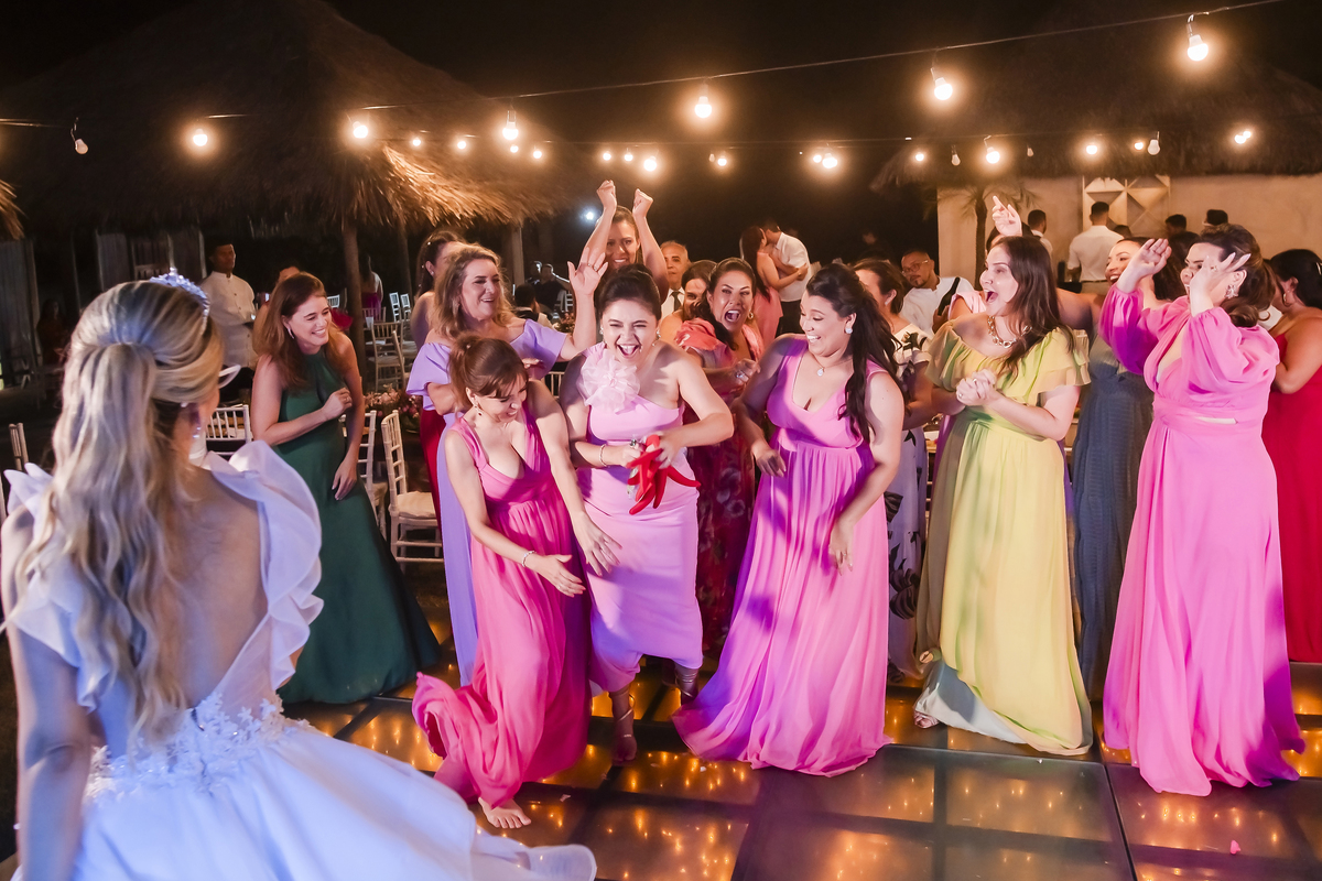 Festa de casamento na praia Fortaleza