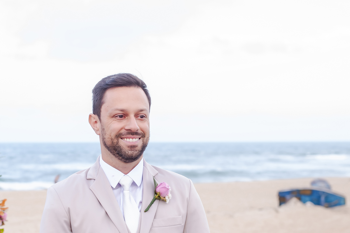 Cerimônia de casamento na praia