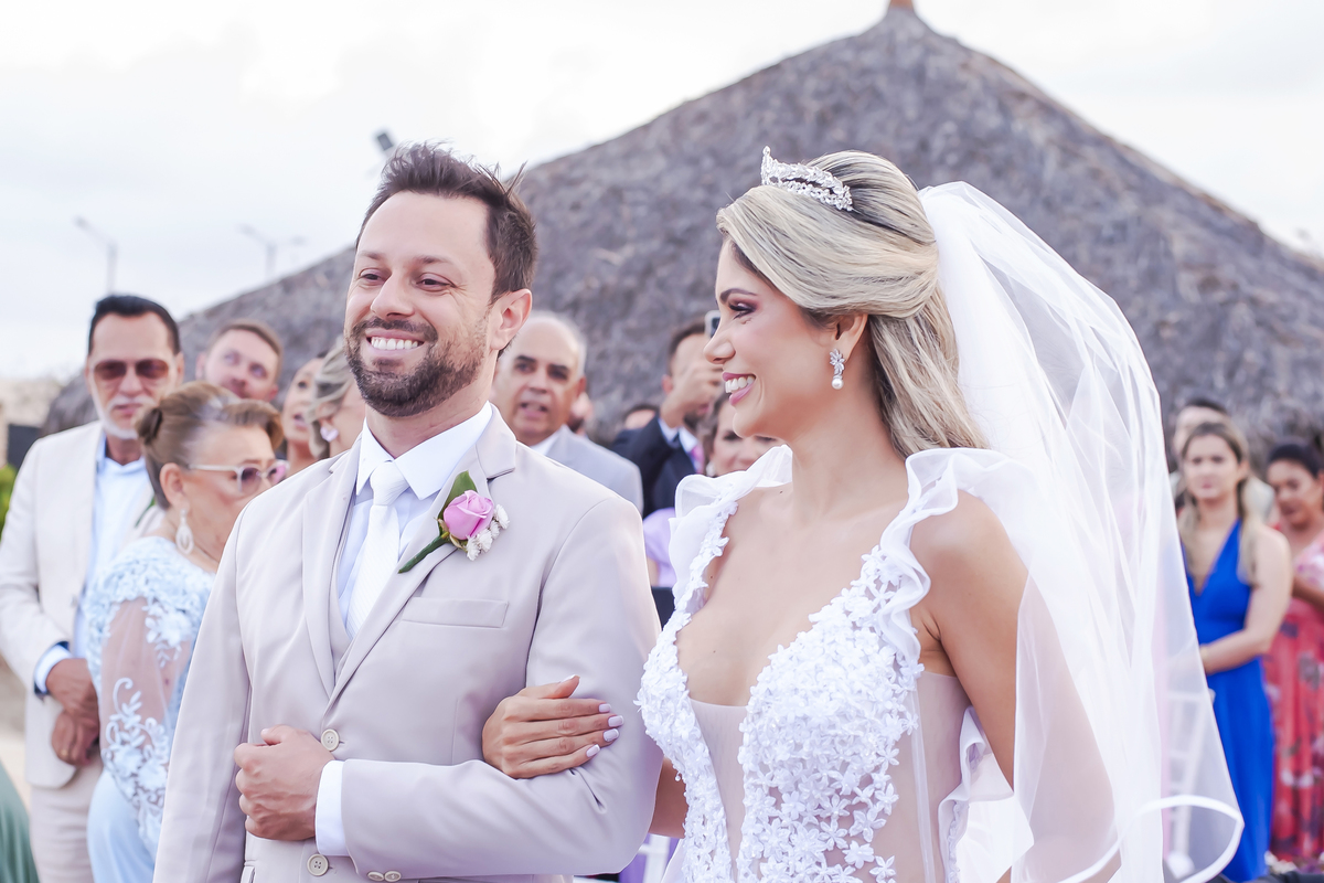 Cerimônia de casamento na praia