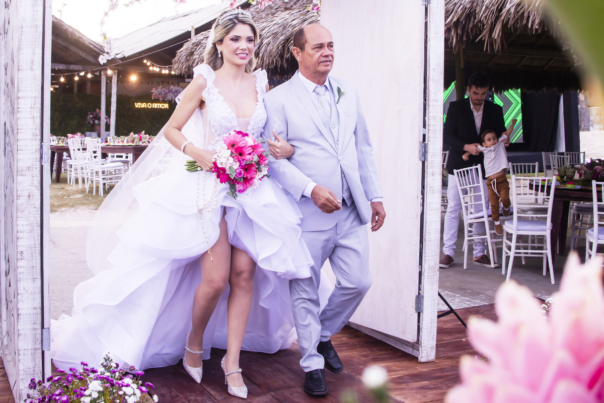 Cerimônia de casamento na praia