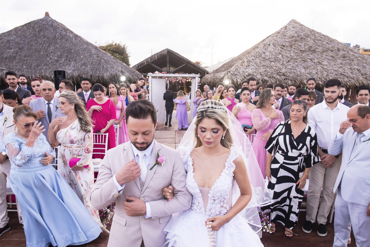 Cerimônia de casamento na praia