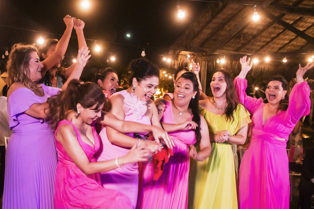 Festa de casamento na praia Fortaleza