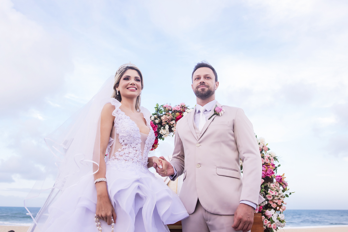 Cerimônia de casamento na praia