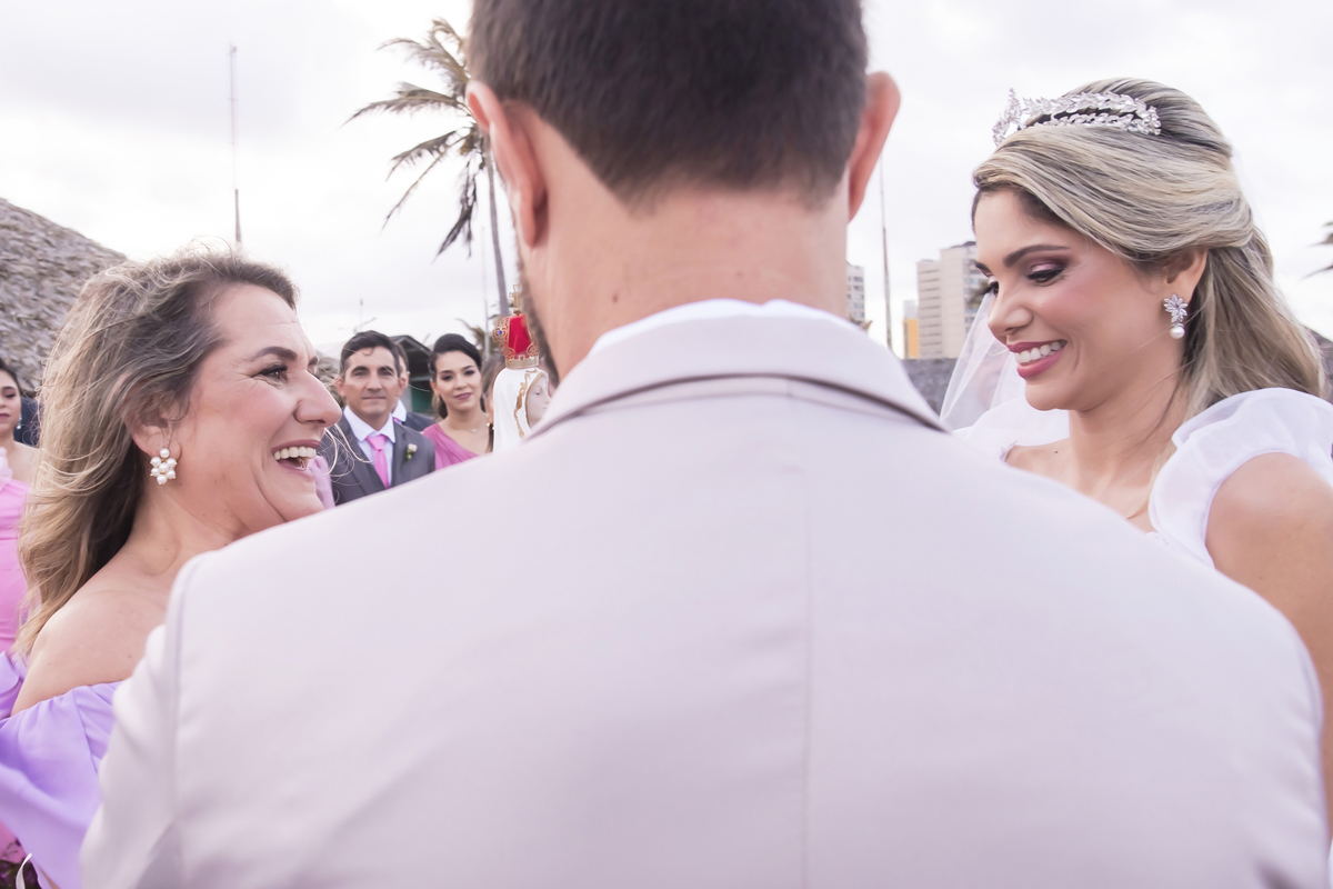 Cerimônia de casamento na praia