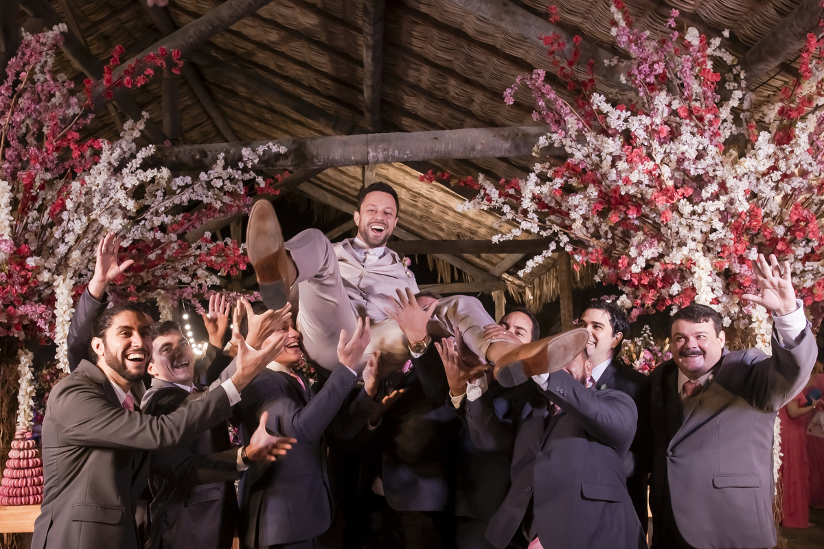 Festa de casamento na praia Fortaleza