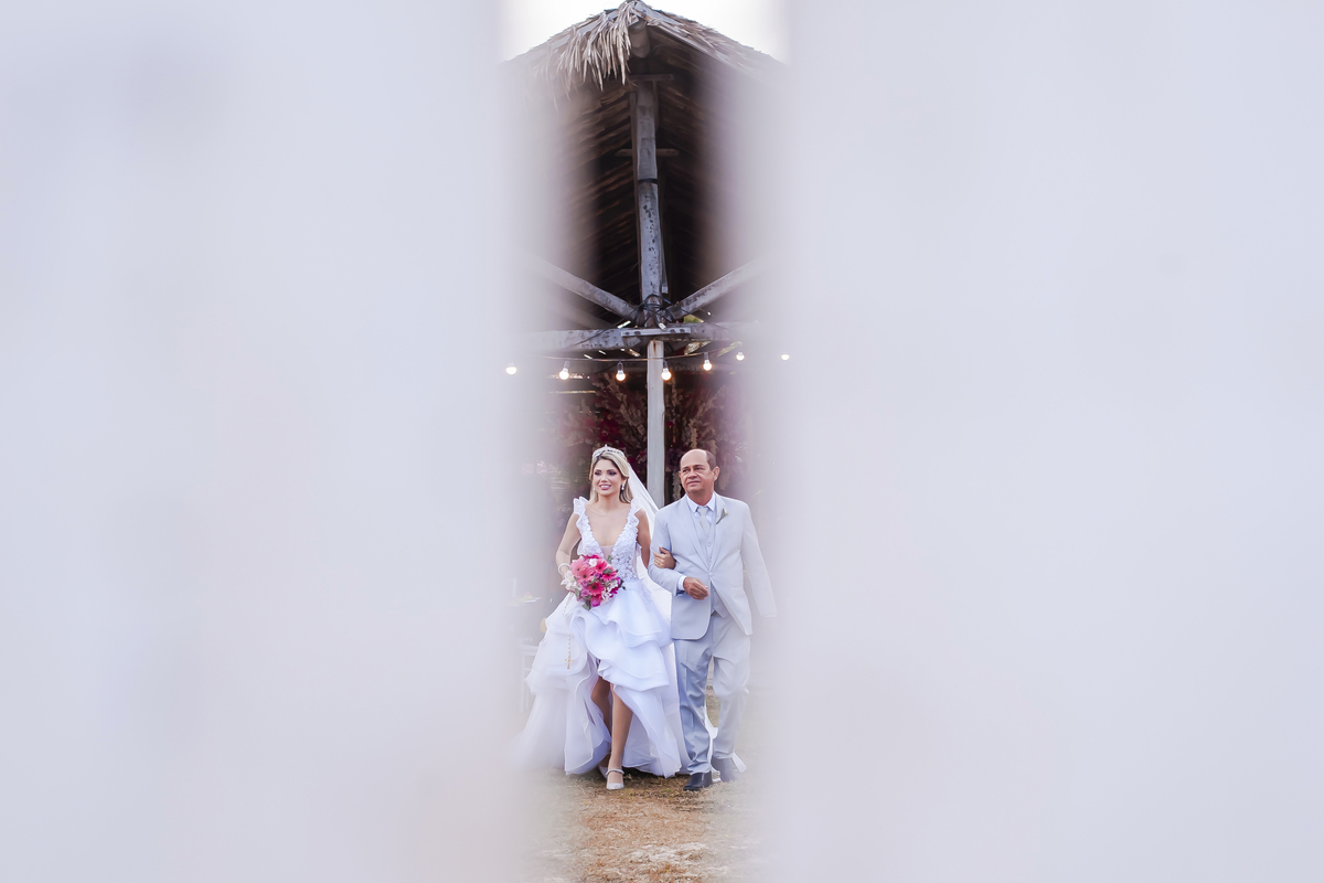 Cerimônia de casamento na praia