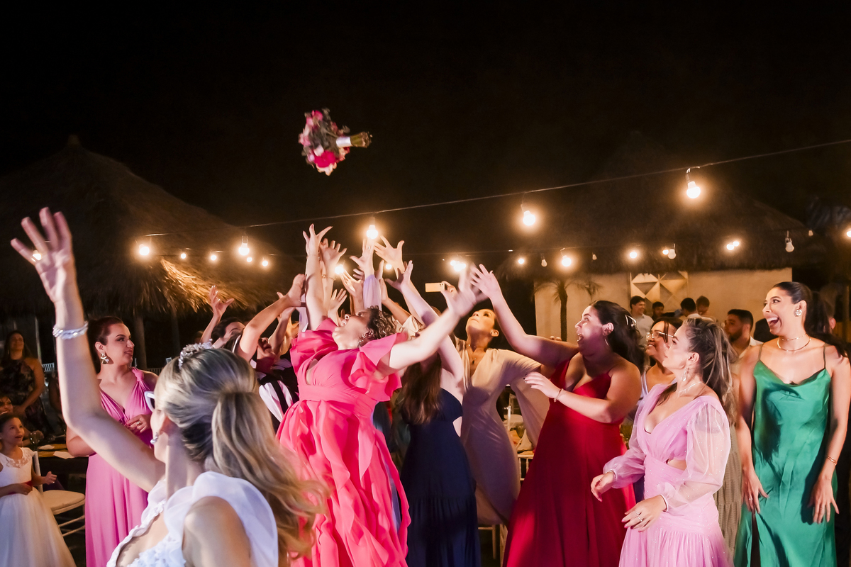 Festa de casamento na praia Fortaleza