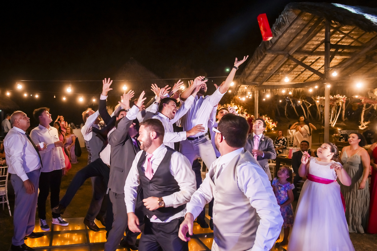 Festa de casamento na praia Fortaleza