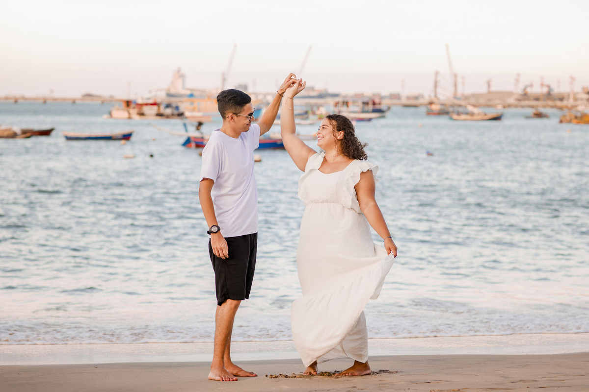 Ensaio fotográfico casamento Beira mar Fortaleza