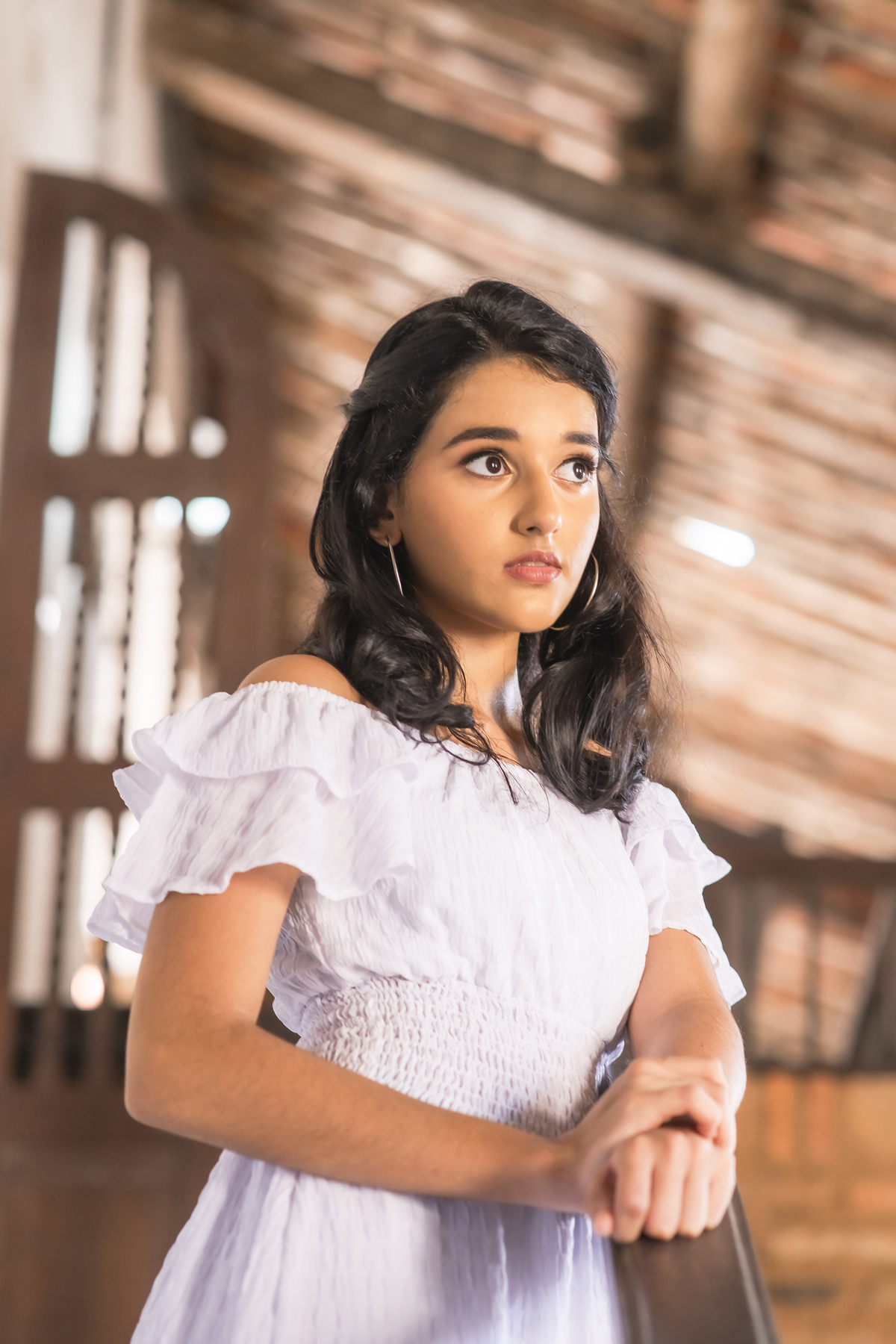 Ensaio debutante no campo