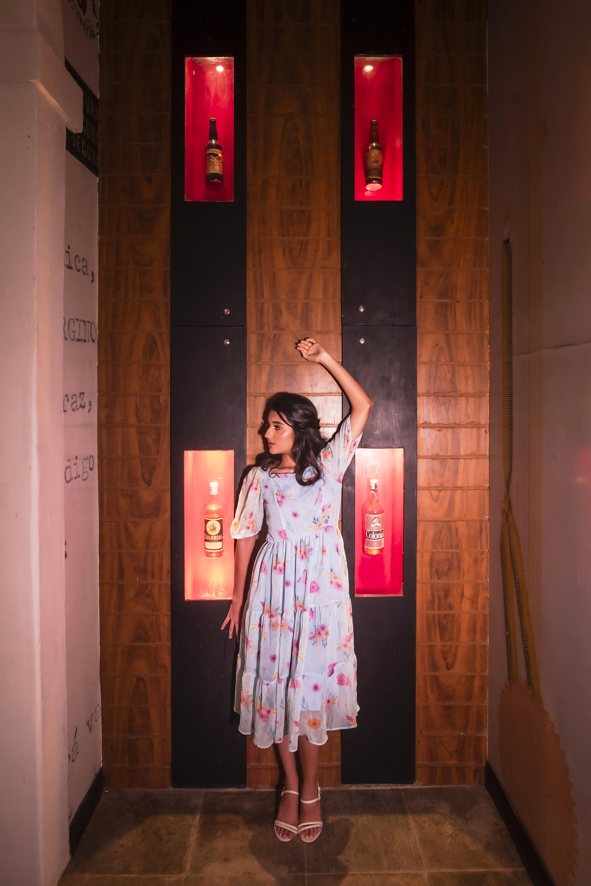 Ensaio debutante no campo