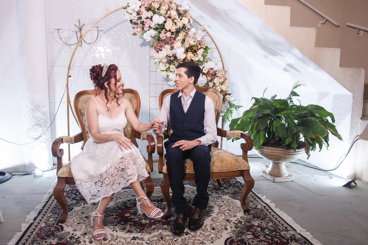 Sessão fotográfica de casamento