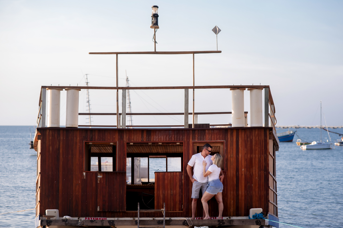 Ensaio fotográfico casal  na praia em Fortaleza