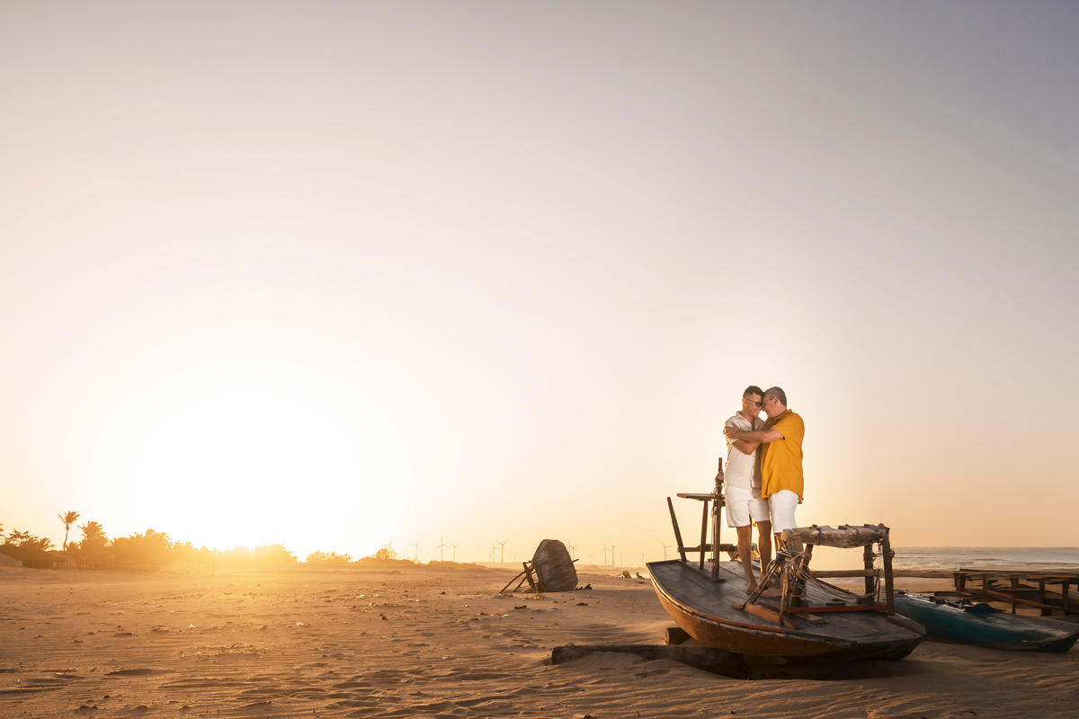 Ensaio pre wedding na praia