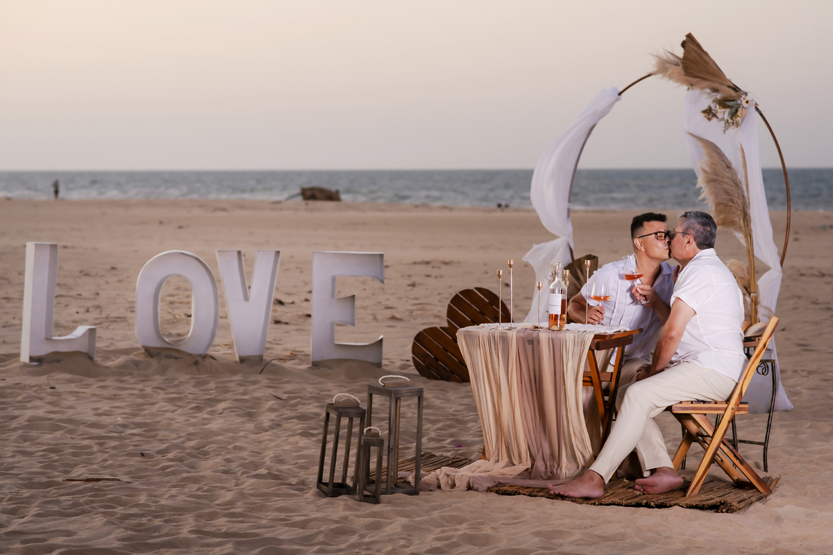 Ensaio pre wedding na praia