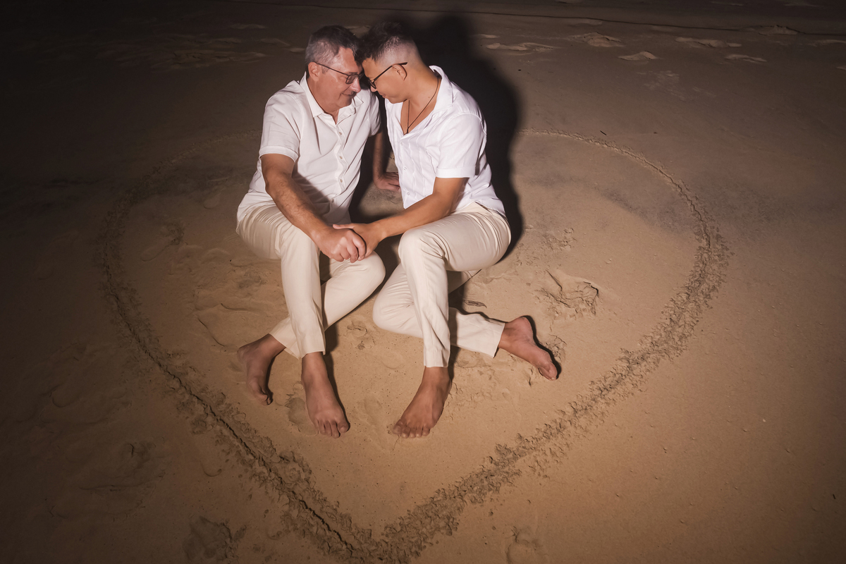 Ensaio pre wedding na praia