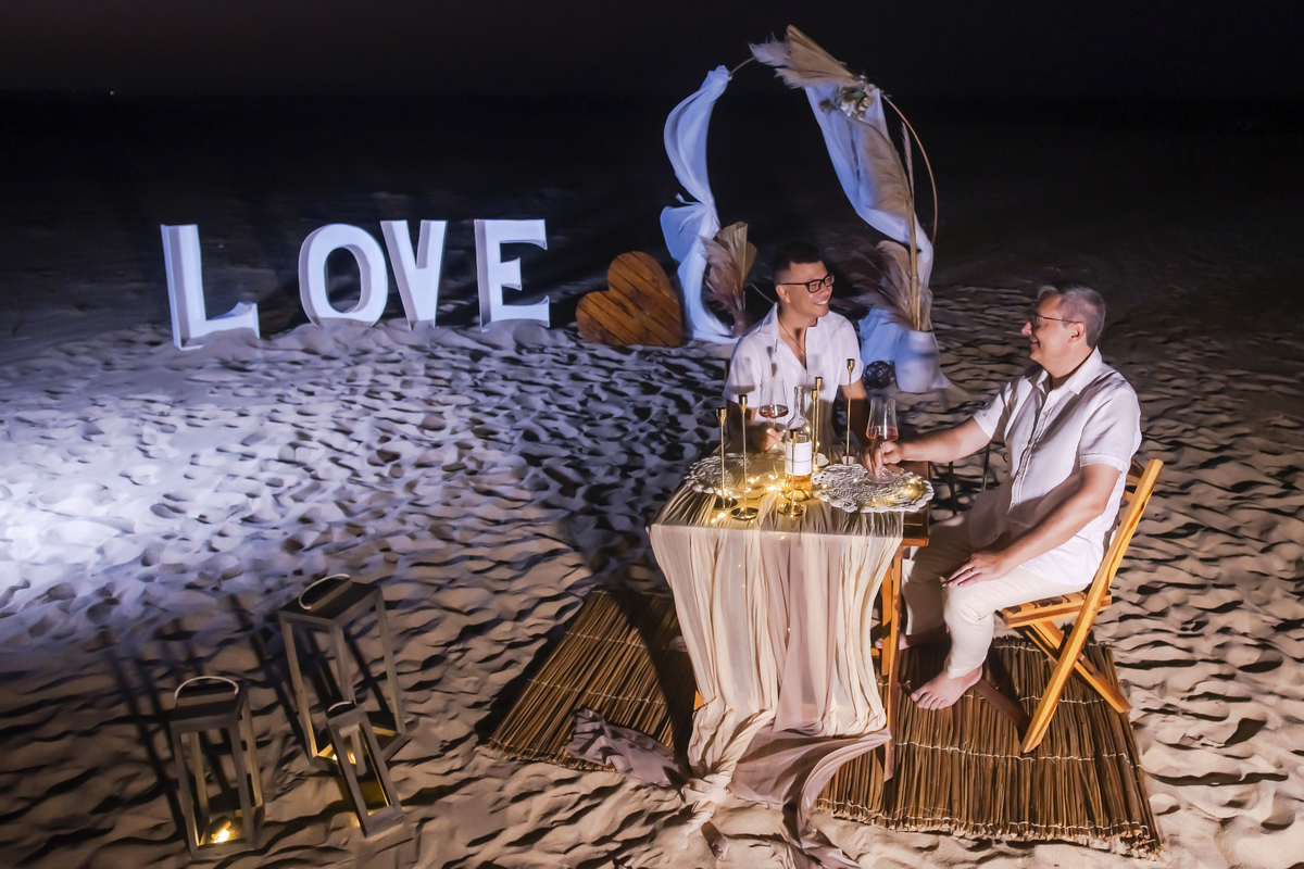 Ensaio pre wedding na praia