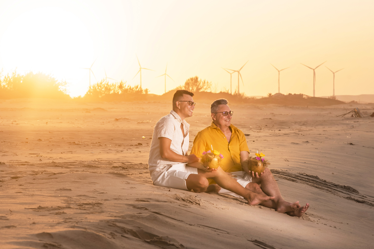 Ensaio pre wedding na praia