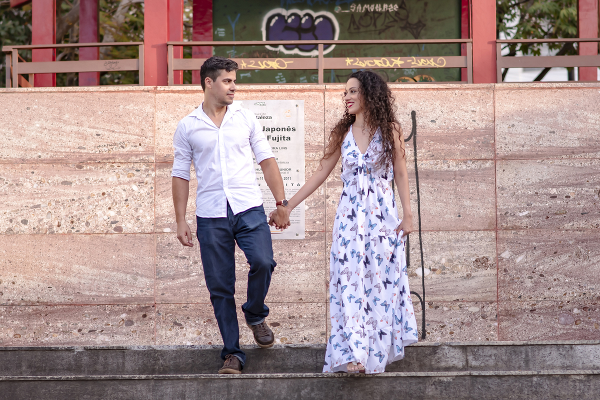 Ensaio fotográfico pre casamento na praia em Fortaleza