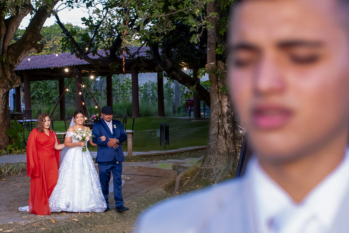 Fotografia de casamento no campo em Fortaleza