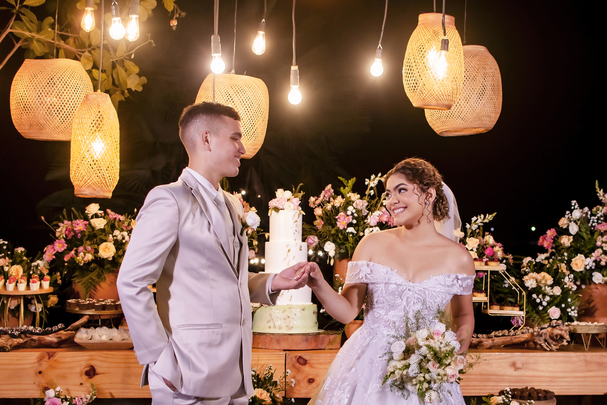 Fotografia de casamento no campo em Fortaleza