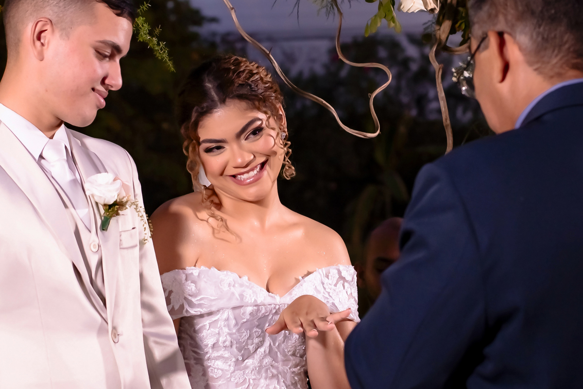 Fotografia de casamento no campo em Fortaleza