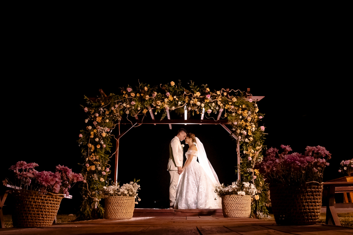 Fotografia de casamento no campo em Fortaleza
