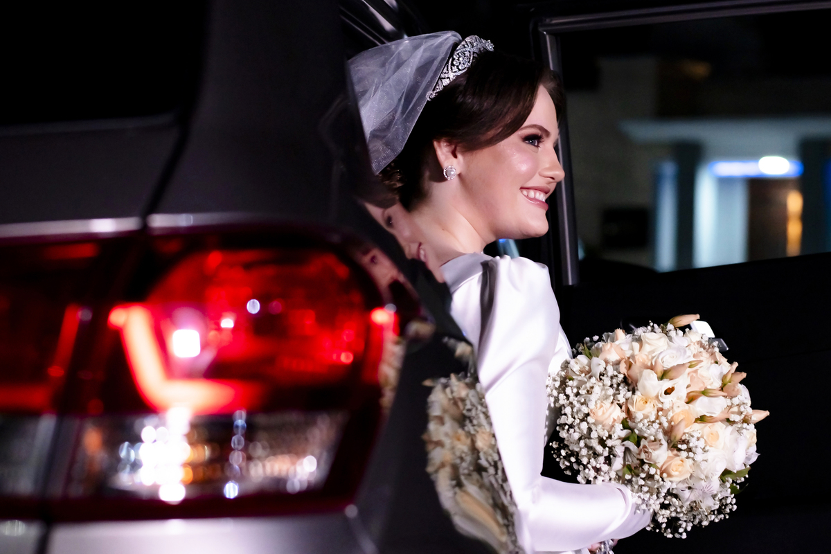 Chegada da noiva em Fortaleza