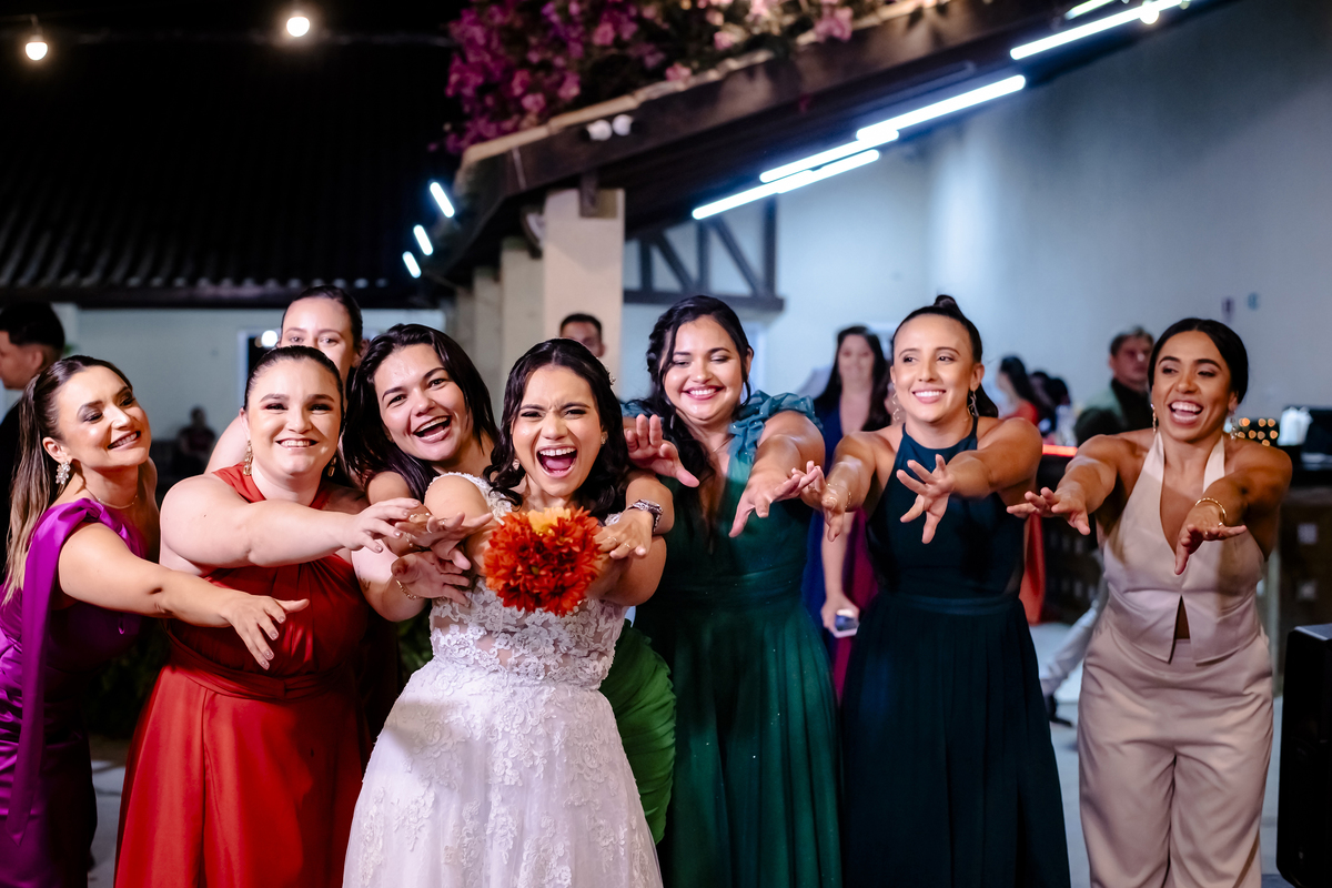Fotografia noivos no buffet em Fortaleza