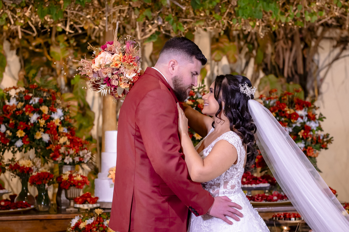 Fotografia noivos no buffet em Fortaleza