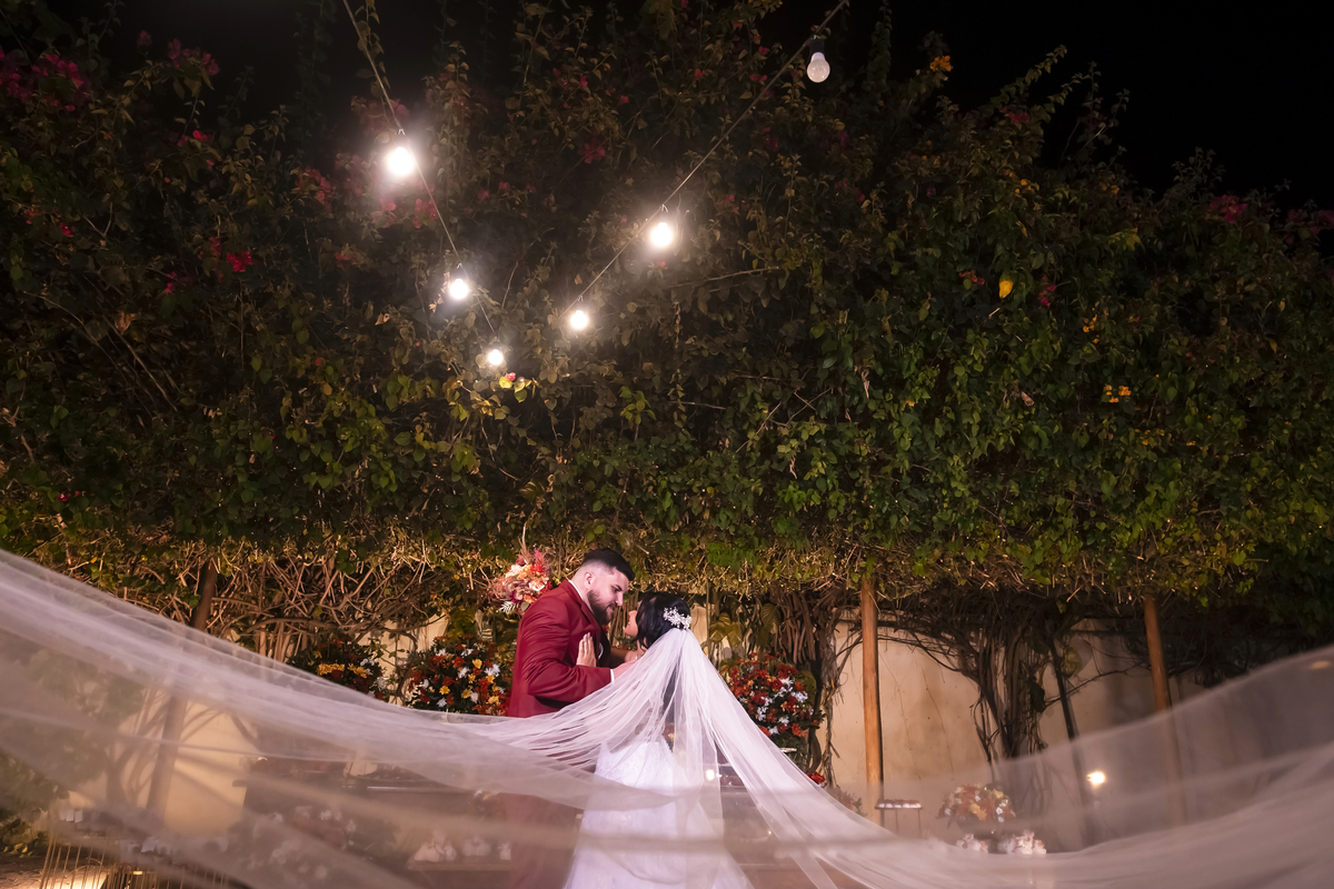 Fotografia noivos no buffet em Fortaleza