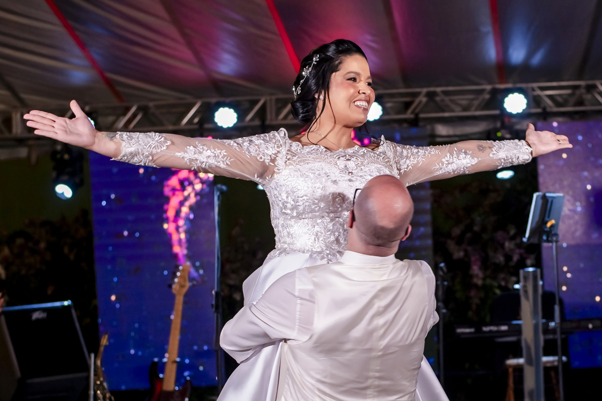 Festa de casamento no campo em Fortaleza