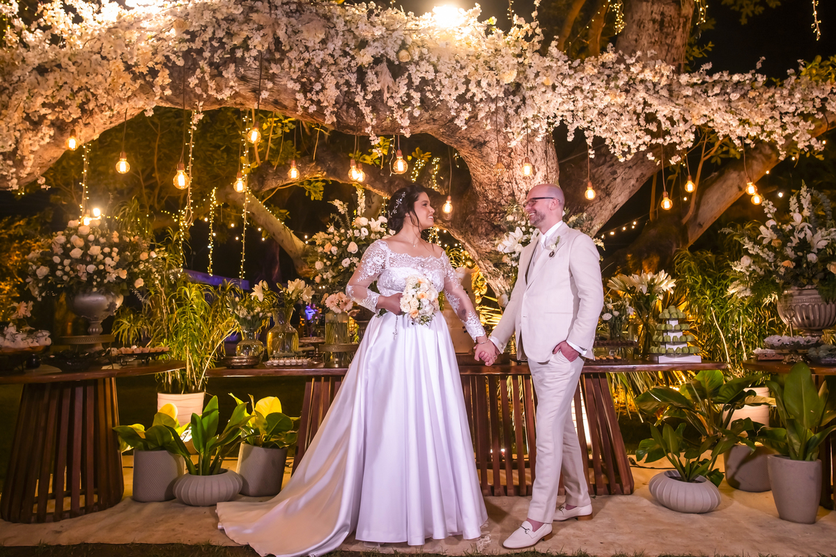 Festa de casamento no campo em Fortaleza