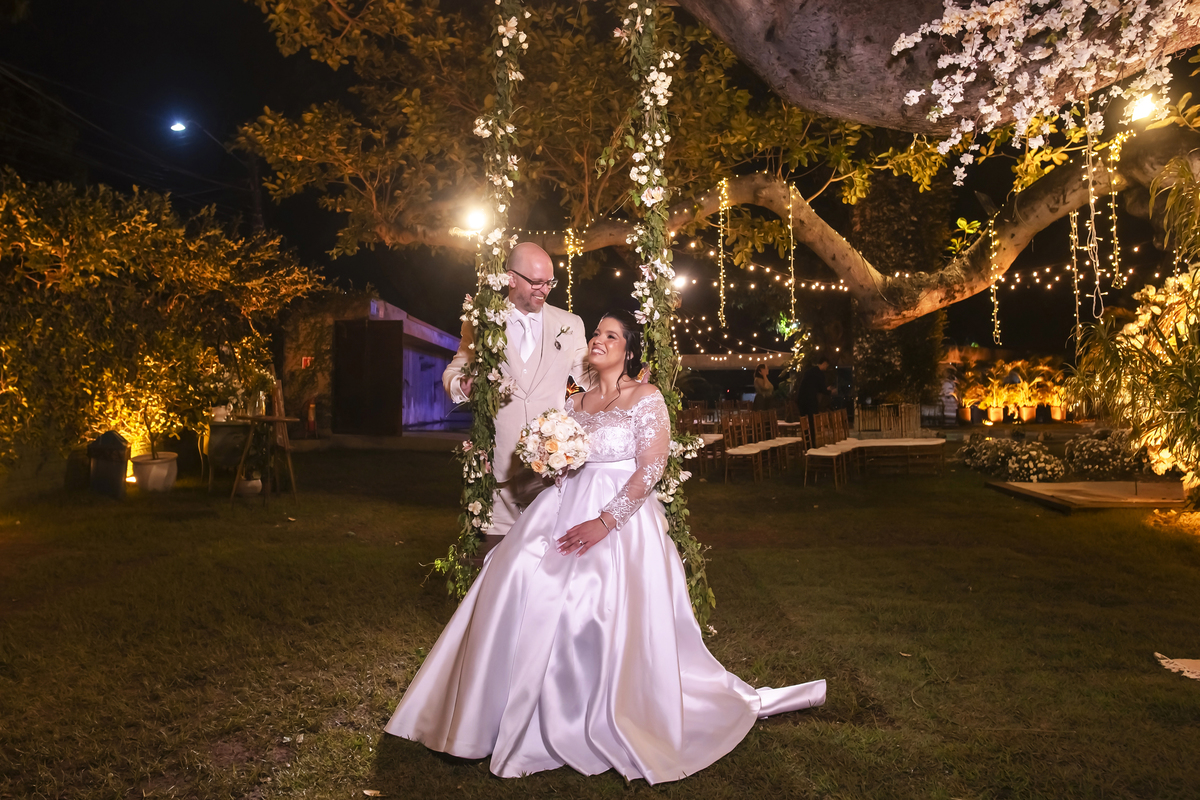 Festa de casamento no campo em Fortaleza