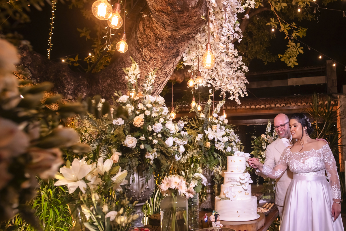 Festa de casamento no campo em Fortaleza