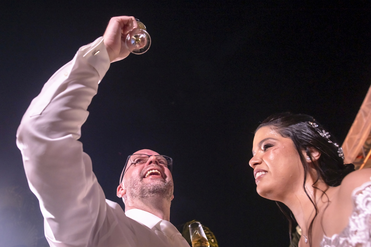 Festa de casamento no campo em Fortaleza