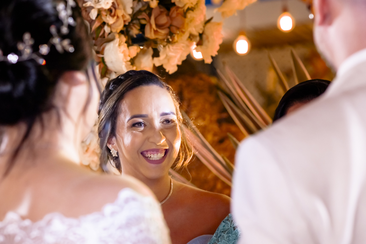 Cerimônia  de casamento no campo no buffet Le Jardim em Fortaleza