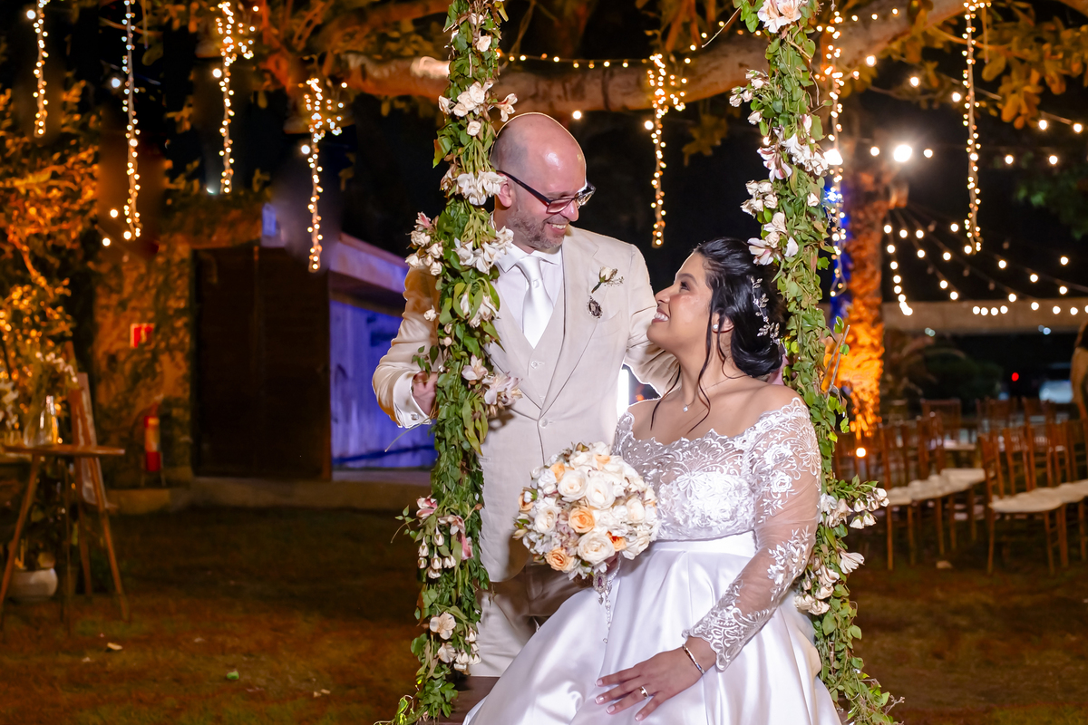 Festa de casamento no campo em Fortaleza