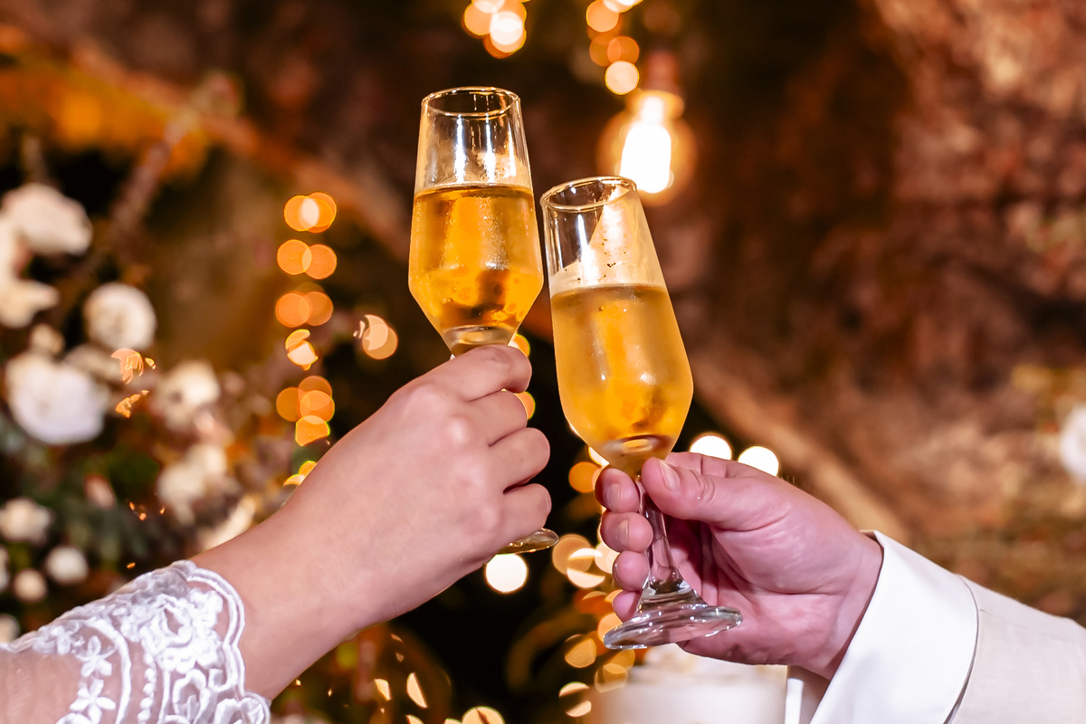 Festa de casamento no campo em Fortaleza
