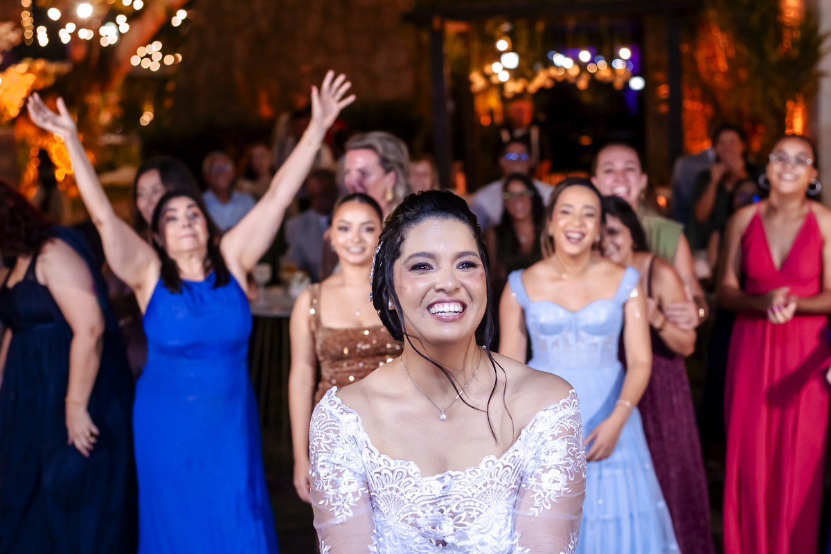 Festa de casamento no campo em Fortaleza