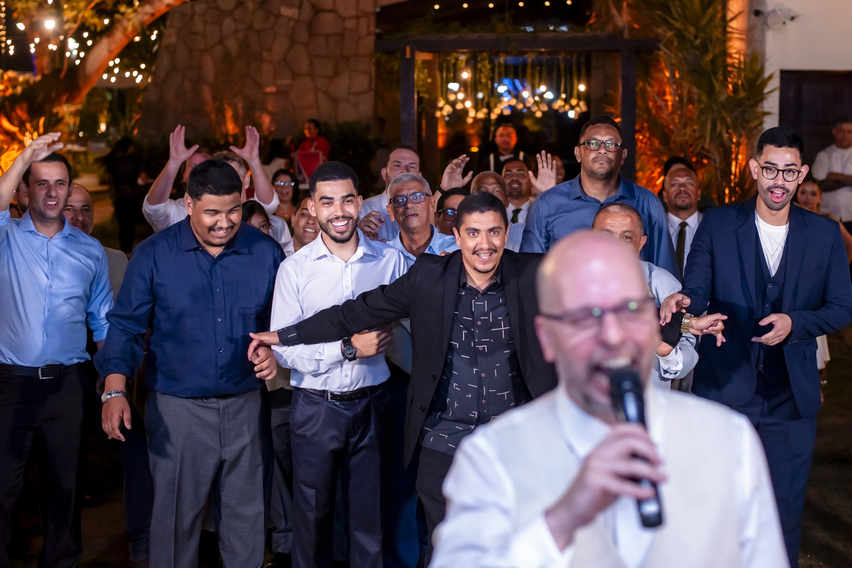 Festa de casamento no campo em Fortaleza