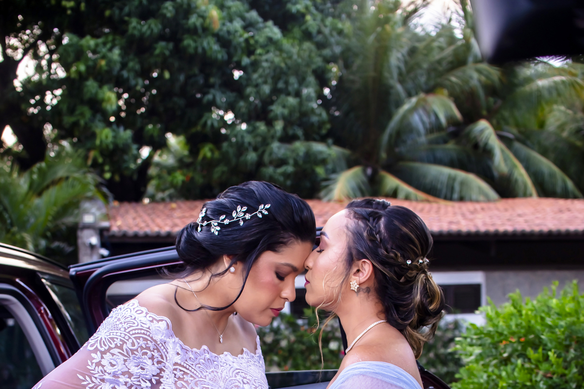Cerimônia  de casamento no campo no buffet Le Jardim em Fortaleza