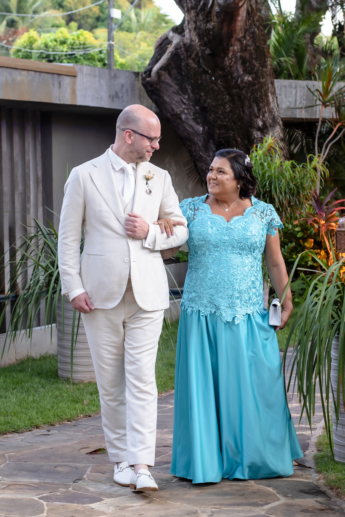 Cerimônia  de casamento no campo no buffet Le Jardim em Fortaleza
