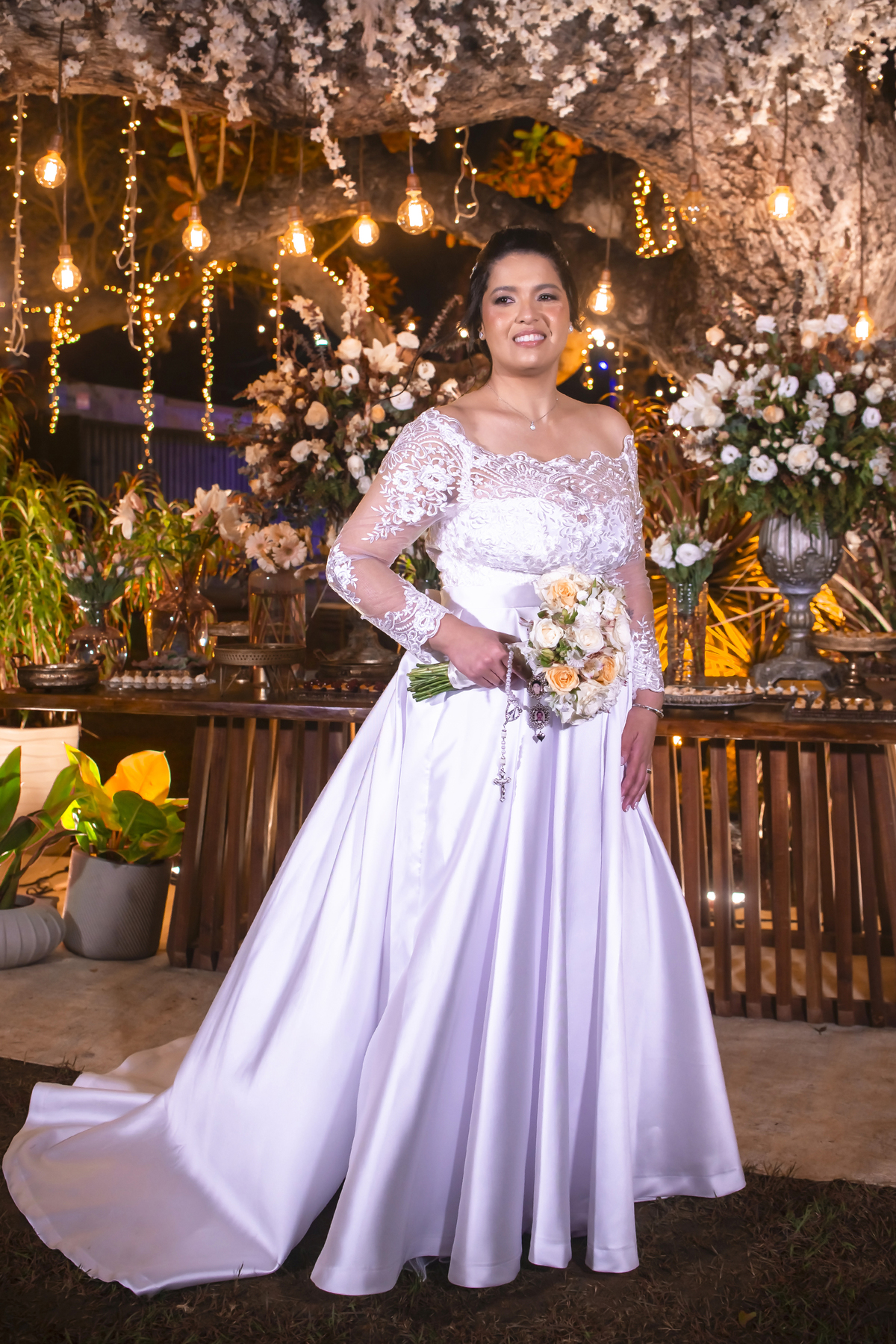 Festa de casamento no campo em Fortaleza
